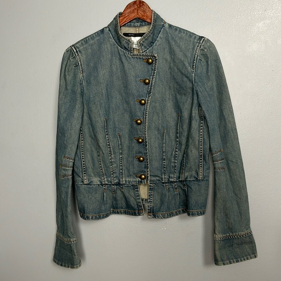 Marc Jacobs Fitted Washed Look Jean Jacket size 12- gently used - Picture 17 of 17